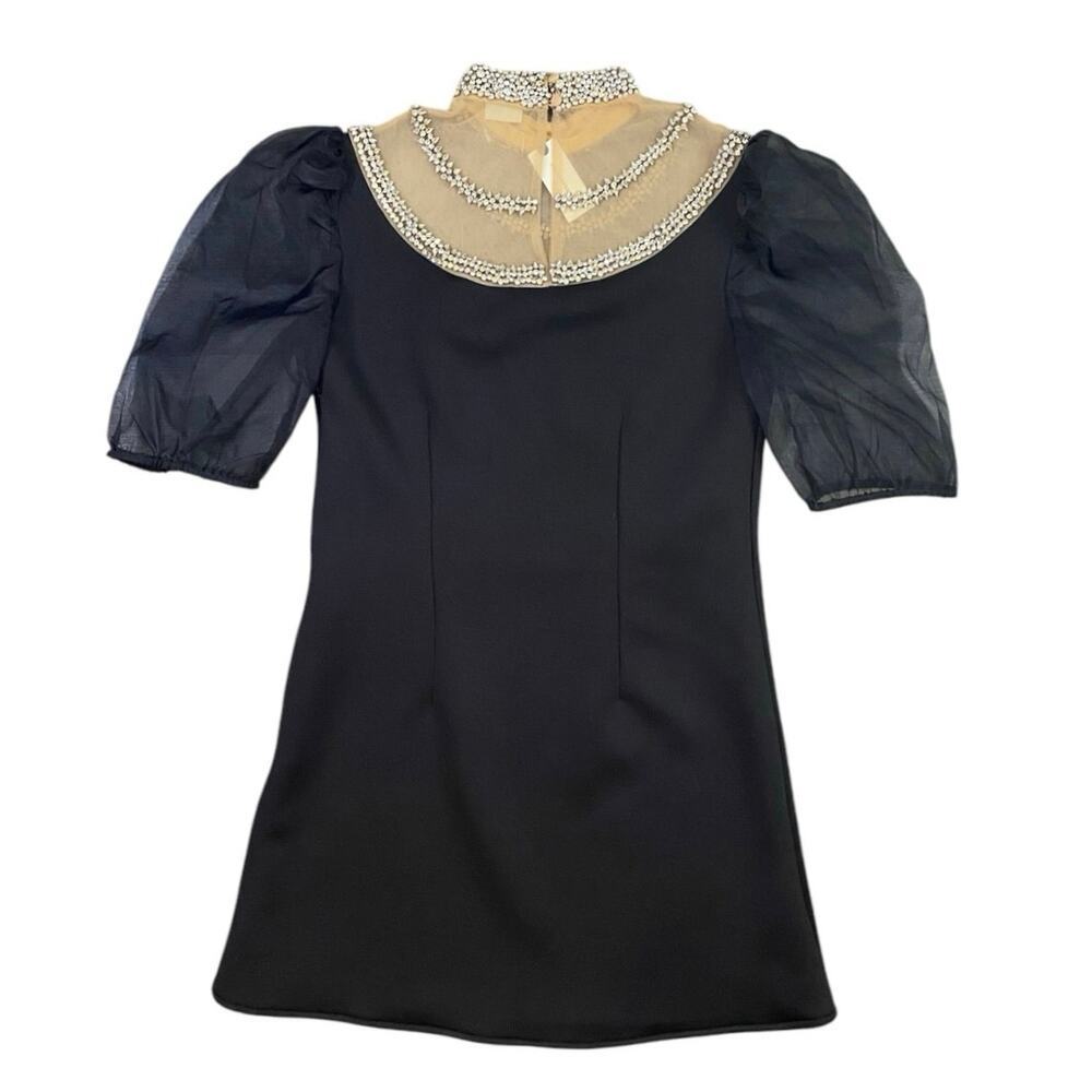 Anthropologie x Pinnacle by Shruti Sancheti Sheer Embellished Mini Dress NWT - S - Picture 6 of 7